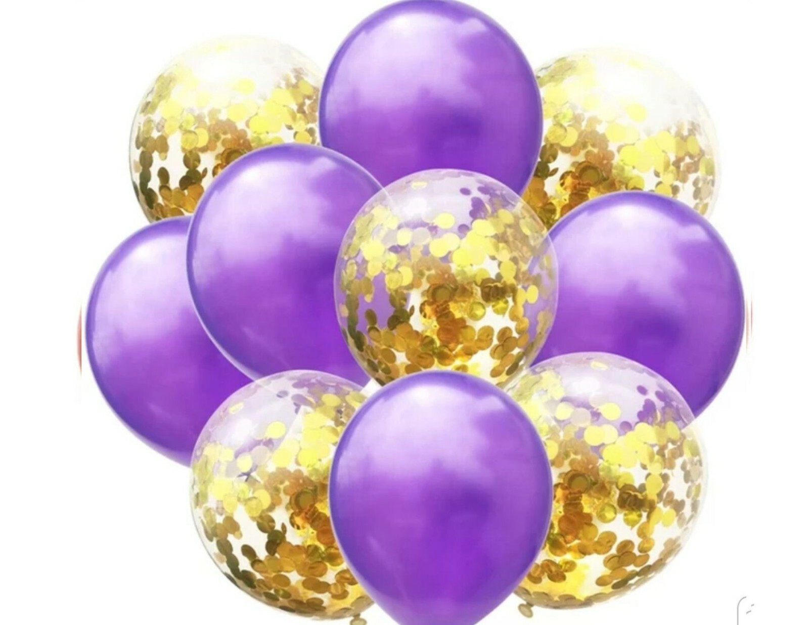 10" Metallic Latex Balloons Chrome Bouquet Wedding Birthday Party