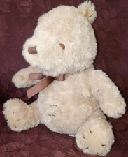 KIDS PREFERRED DISNEY BABY CLASSIC WINNIE POOH PLUSH BEAR STUFFED LOVEY BOW 9" O