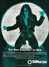 Steve Vai 1992 DiMarzio Evolution guitar pickups advertisement 8 x 11 ad print