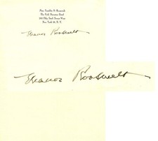 Eleanor Roosevelt Autograph Signed Letterhead