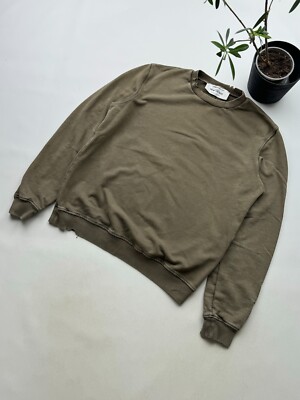 Paolo Pecora Washed and Distressed Sweatshirt Men s L