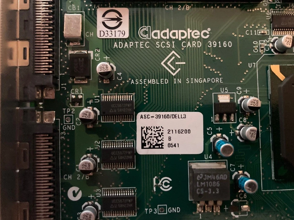 10 PACK of Dell 39160 Adaptec SCSI Card controller ASC 39160 UP601 - Image 2 of 4