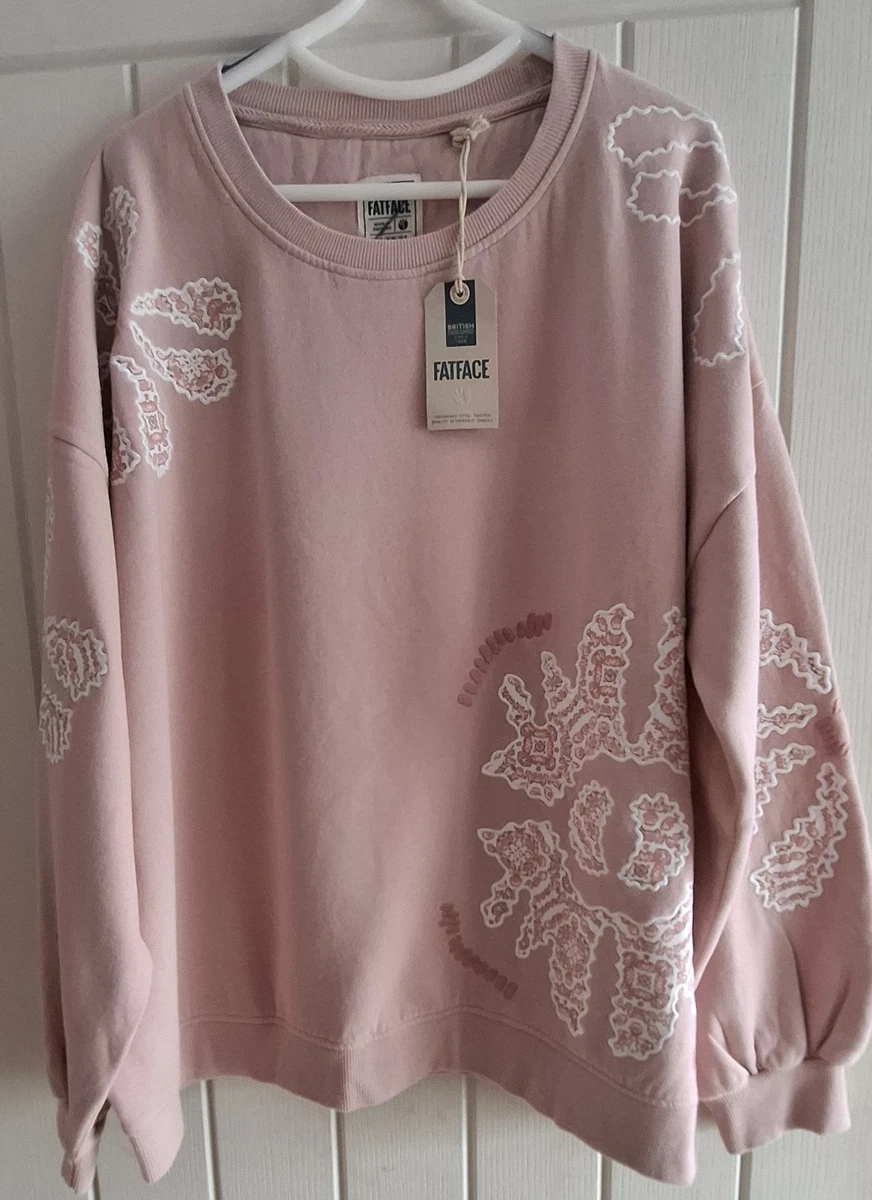 Sweat col zippé saumon en coton bio - eminaa pompero femme - Armedangels