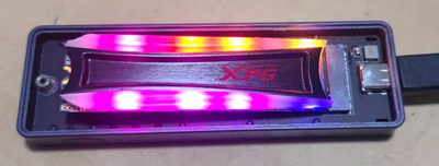 XPG Spectrix S40G 2TB RGB NVMe M.2 2280 SSD 3500MB/s Internal