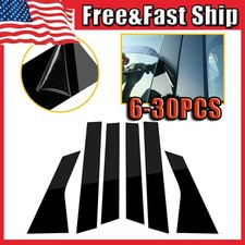 Black Pillar Posts For Honda Accord 2018-2022 Set Door Trim Cover Kit6-30x Black Pillar Posts For Honda Accord 2018-2022 Set Door Trim Cover Kit6-30x