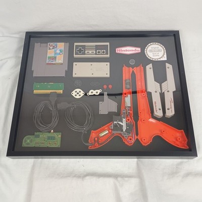 NES Nintendo Duck Hunt Special Tribute Unique Gift Shadowbox Art Gamer Tech Home