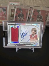 Kenny Dalglish Match Worn Patch Auto /10- Topps Dynasty UCC 24/25 Liverpool