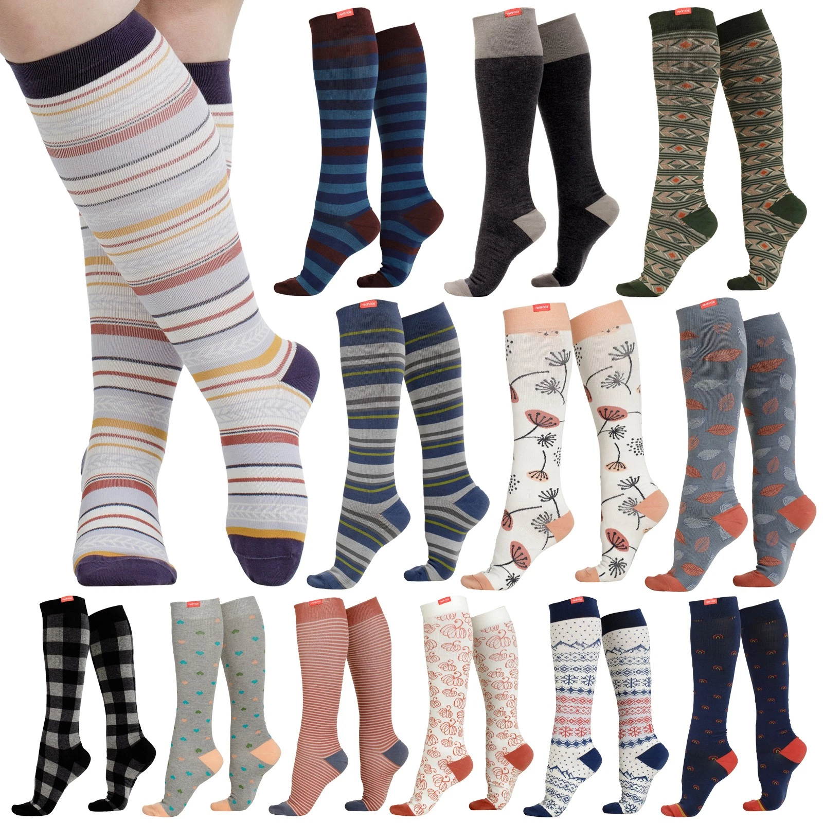 Graduated Compression Socks 15-20 mmhg | VIM&VIGR | Men & Women
Opens in a new window or tab