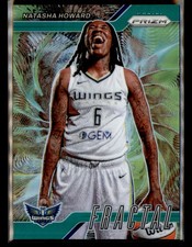 Natasha Howard 2024 Panini Prizm WNBA Fractal Prizms Green Dallas Wings #13