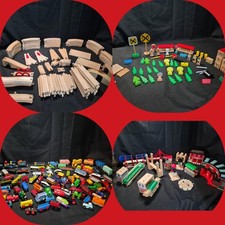 Huge Lot Thomas The Choo Choo Train , Brio , Melissa Doug Trains, Over 300 Pc