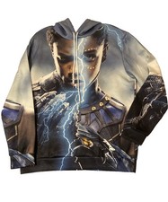 BLACK PANTHER Wakanda MARVEL movie HOODIE w/pockets Size Small Sweat SHIRT NWT