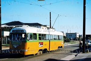 LATL. PCC CAR #3125. L. A. (CA). Original Slide 1956. (G)