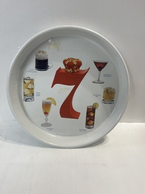 - Seagram s 7 Crown Serving Tray Whiskey Drinks Plant Tray