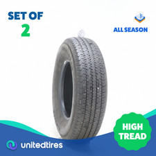 Set Of 2 Used St 22575r15 Load Star Karrier 117112m - 8.532 Set Of 2 Used St 22575r15 Load Star Karrier 117112m - 8.532