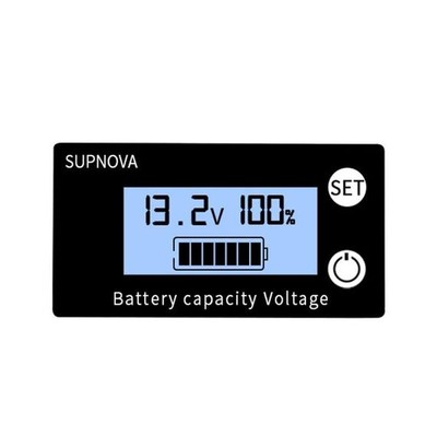 SUPNOVA DC 8-100 V Batteriekapazität Anzeige Voltmeter Gesicht Spannung, sti