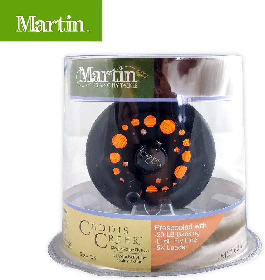 Martin Caddis Creek Mulinello Da Pesca a Mosca, Bobina in Alluminio Rinforzato C - Immagine 4 di 4