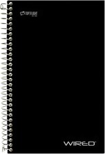 Top Flight Wired 3-Subject Notebook, 120 Sheet 1 Count Pack of 1 , Assorted