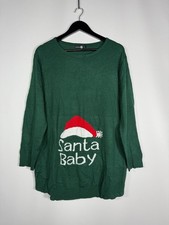 CHRISTMAS MATERNITY Jumper - UK16 - Green - Great Condition - Women’s
