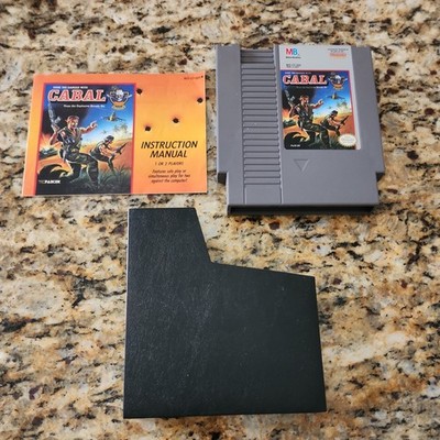 Cabal - Nintendo, NES - COMPLETE Game Manual & Box - UNTESTED
