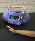 Vintage Barbie Boom Box CD Player Wind Up Toy Magic Moves 1994 - WORKS
