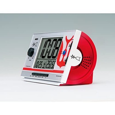 Seiko Ultraman Alarm Clock CQ165S Digital Radio Loud RAIDEN Black