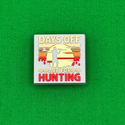 Hunting Theme Shoe Charm Clog Days Off Are For Hunting Compatible with Croc
