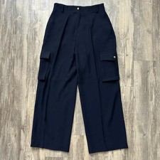 Vintage Polo Ralph Lauren Wide Leg Cargo Pants Size 10 Women's
