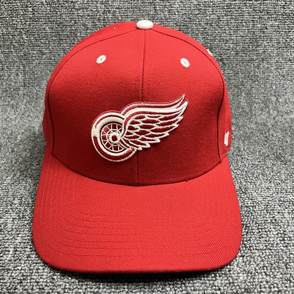 Detroit Red Wings '47 Brand MVP Hat Red NHL Hockey Structured Strapback Cap