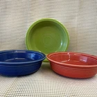 Homer Laughlin - FIESTAWARE - FIESTA- 3 Soup Bowls 7” - Assorted Colors - NICE!