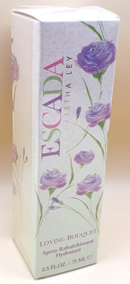 ESCADA - LOVING BOUQUET MARGARETHA LEY 75 ML SPRAY RAFRAICHISSANT HYDRATANT OVP