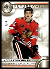 2023-24 SP Authentic Future Watch Limited Gold Kevin Korchinsko RC /99 #153