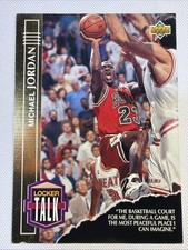 Michael Jordan 1993-94 Upper Deck UD Locker Talk #LT1 Chicago Bulls