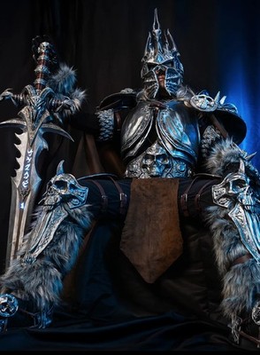Lich King Helmet 3d Printed WOW World Of Warcraft Unassembled Kit