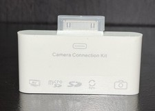 30-Pin Camera Connection Kit SD MicroSD USB Card Reader Adapter for iPad 1 2 3