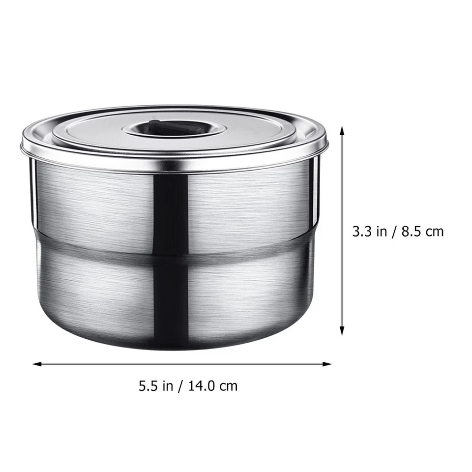 Edelstahl -Aufbewahrungsbox Frische Halten des Box Lagerbehälters (1000 ml) - Bild 2 von 4