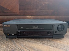 Hitachi VT-MX4410A VCR DA4 4-Head VHS Player Video Cassette Recorder NOREMOTE