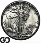 1945-S Walking Liberty Half Dollar, Lustrous Gem BU+ Tougher Date