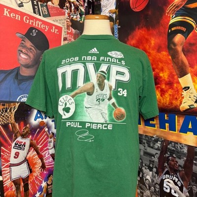 Boston Celtics Paul Pierce 2008 NBA Finals MVP NBA Basketball T-Shirt Sz Large
