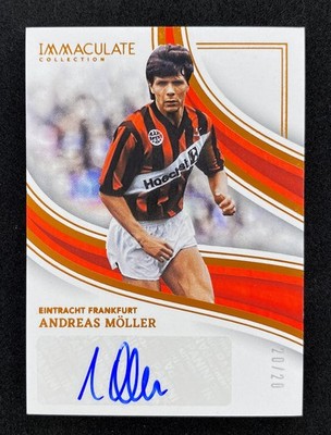 2023-24 Panini Immaculate Andreas Möller Auto /20 Frankfurt