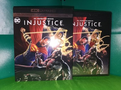 BRAND NEW w/ Slipcover - Injustice (4K Ultra HD, 2021, Warner Bros)