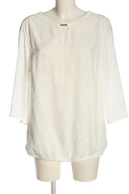 JUDITH WILLIAMS Langarm-Bluse Damen Bluse Gr. DE 42 wollweiß Elegant