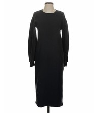 Something navy black sweater midi dress