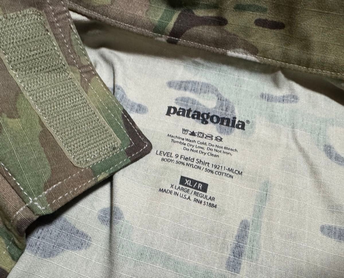 Patagonia Level 9 Field Jacket XL Multicam Green Beret Military Used thumbnail 3