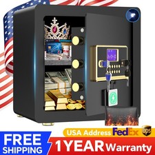 2.5 Anti-Theft Steel Lock Safe Box for Cash w...
