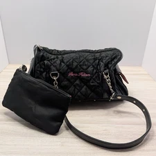 Just Me By Paris Hilton Black Quilted Handbag Exclusive Parlux Fragrances Promo