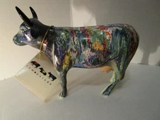 Cow Parade MOONET MONET Cow Figurine  w Tag     2000