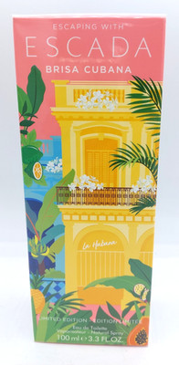 Escada Brisa Cubana 3.3 oz EDT Perfume for Women New In Box