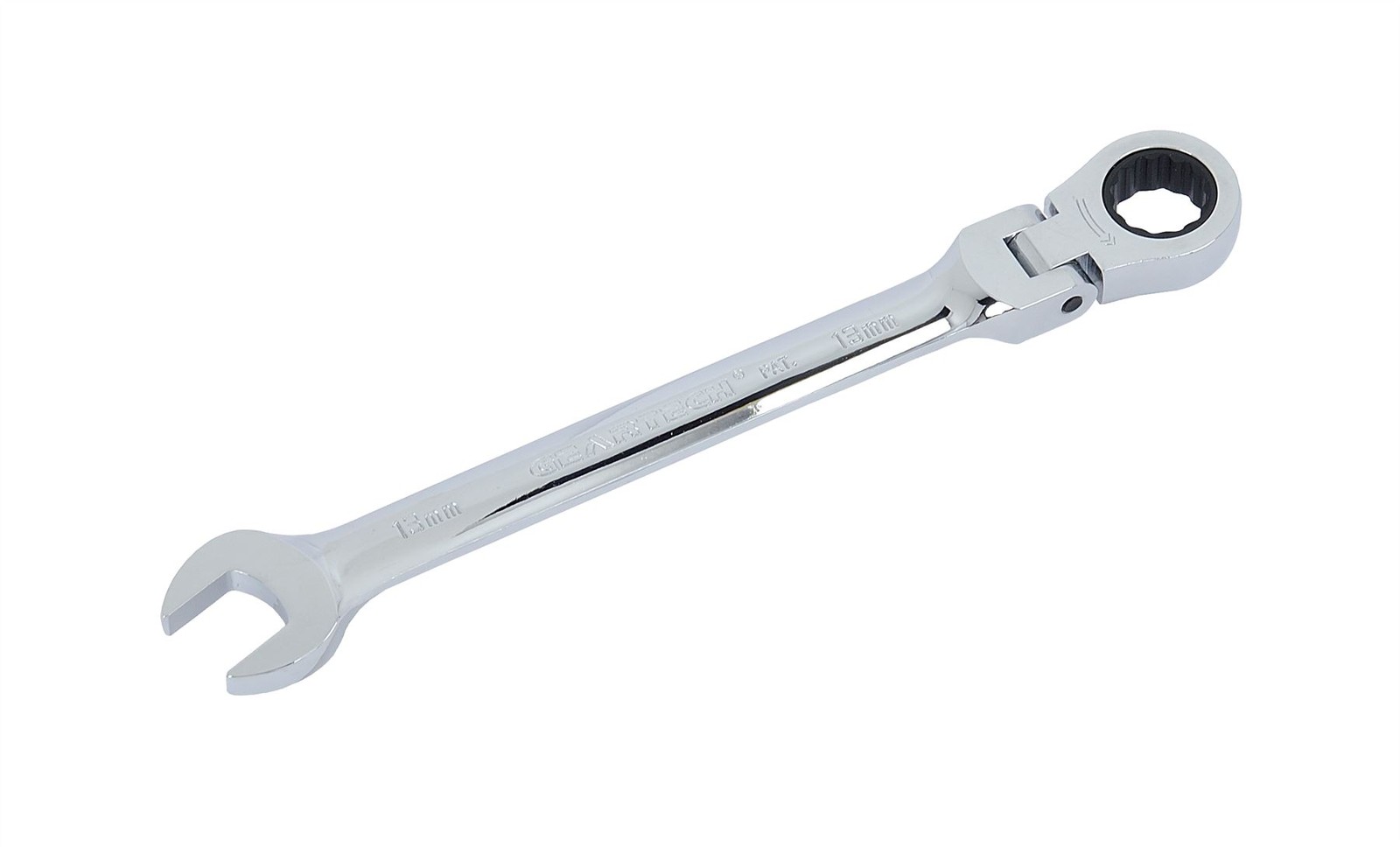 13mm Ratchet Spanner Flexi Head Combination Ring Open End 72 Teeth