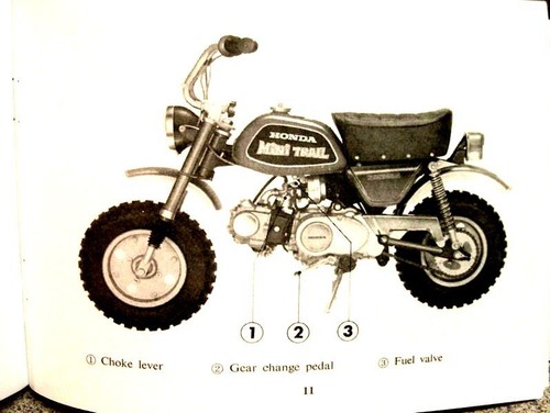 Honda 50 - z50a Owner's Manual '72on K3 and up - Look! - Bild 5 von 9