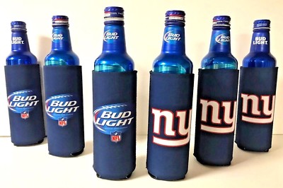 Bud Light 16oz Alum Bottle Coozie Set